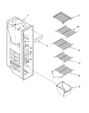 Freezer liner parts