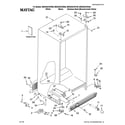 Maytag MSD2552VEA00 cabinet parts diagram