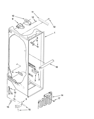 Refrigerator liner parts