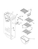 Freezer liner parts