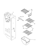 Freezer liner parts