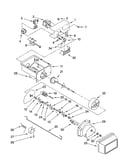 Motor and ice container parts