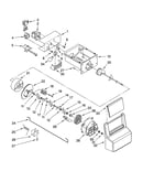 Motor and ice container parts