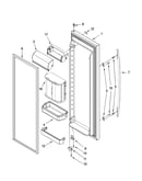 Refrigerator door parts