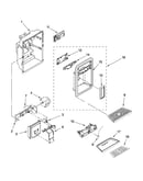 Dispenser front parts