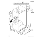 Maytag RS495111 cabinet parts diagram