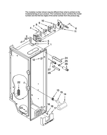 Refrigerator liner parts