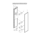 Maytag RS495111 freezer door parts diagram