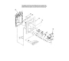 Maytag RS495111 dispenser front parts diagram