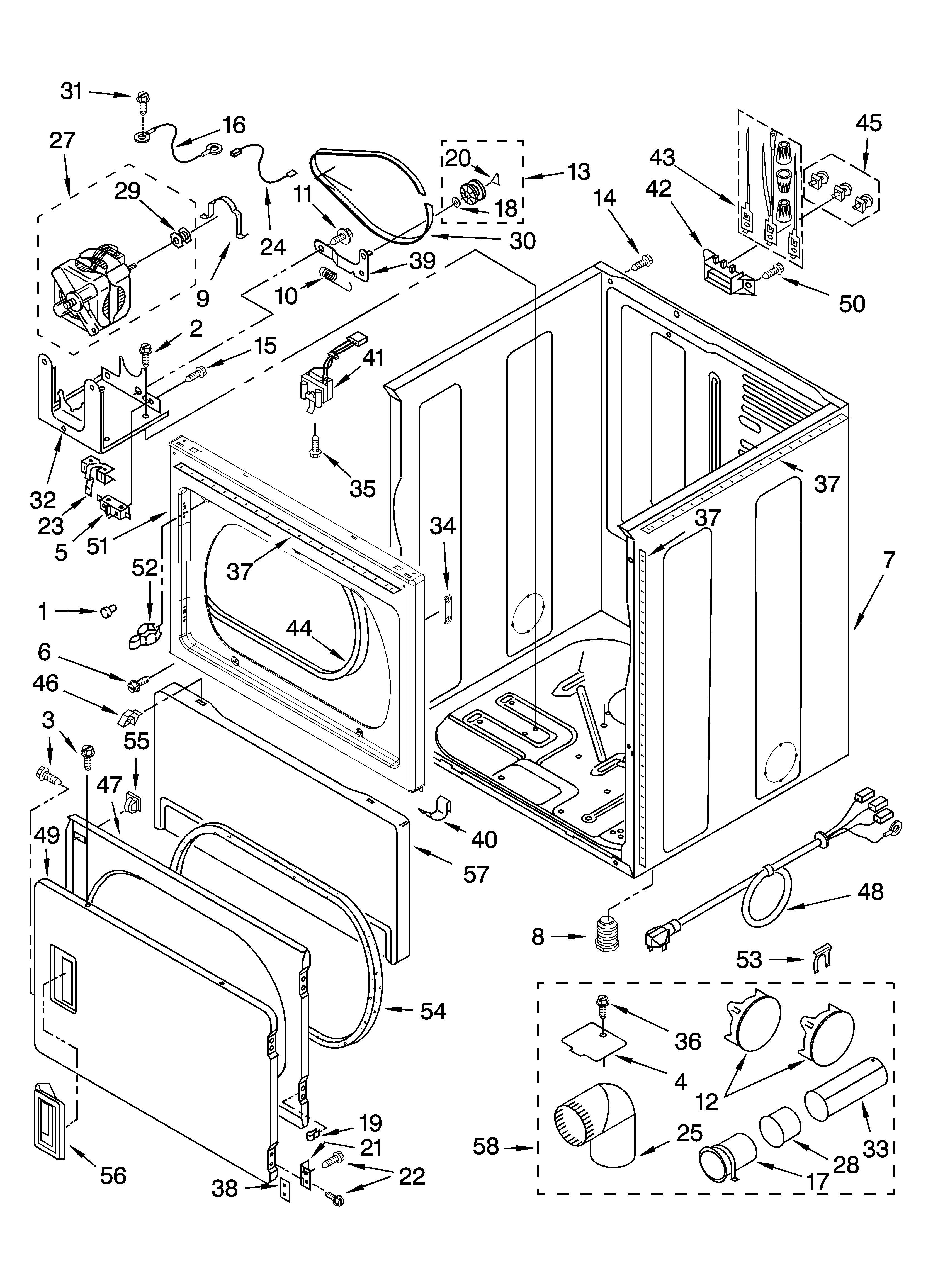 Cabinet parts