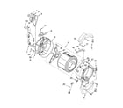 Whirlpool CHW9900VQ0 tub and basket parts diagram