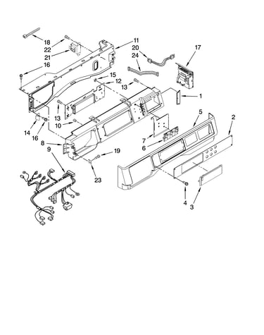 Control panel parts