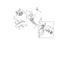 Whirlpool CHW9900VQ1 pump and motor parts diagram