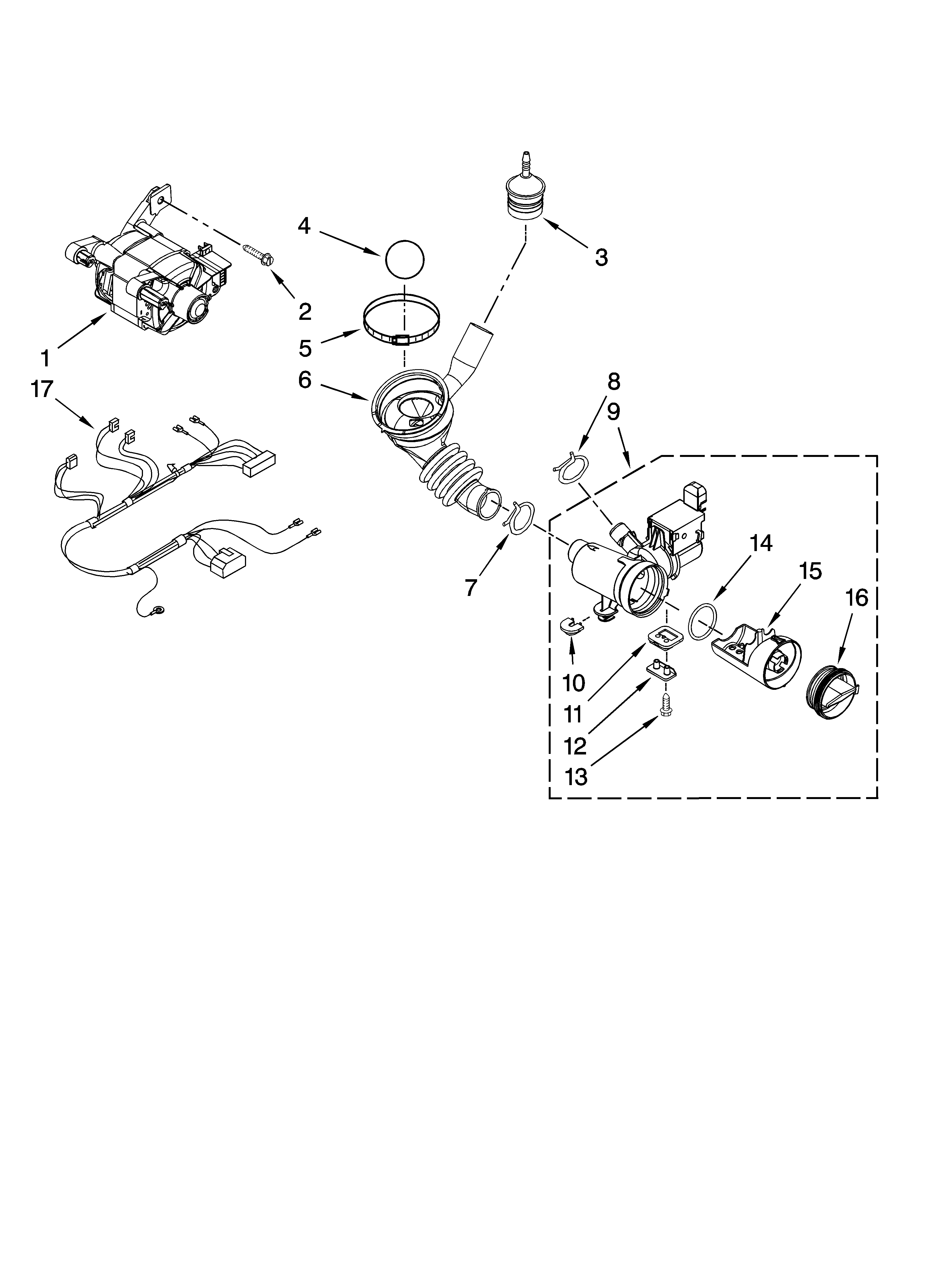 Pump and motor parts