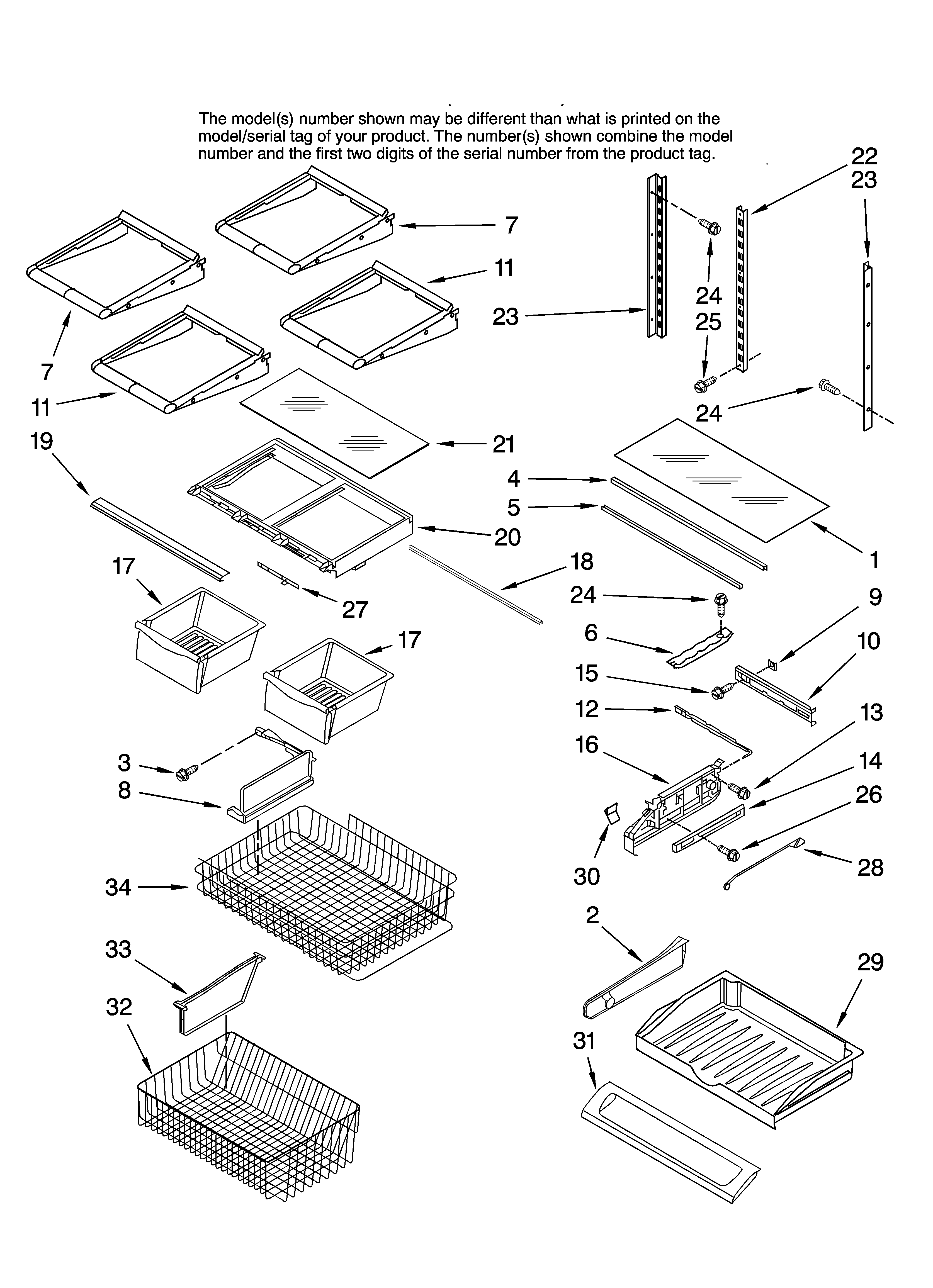 SHELF PARTS