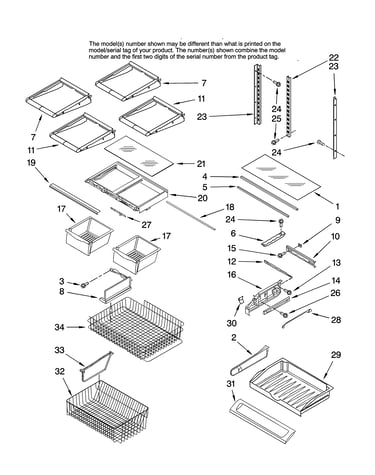 Shelf parts