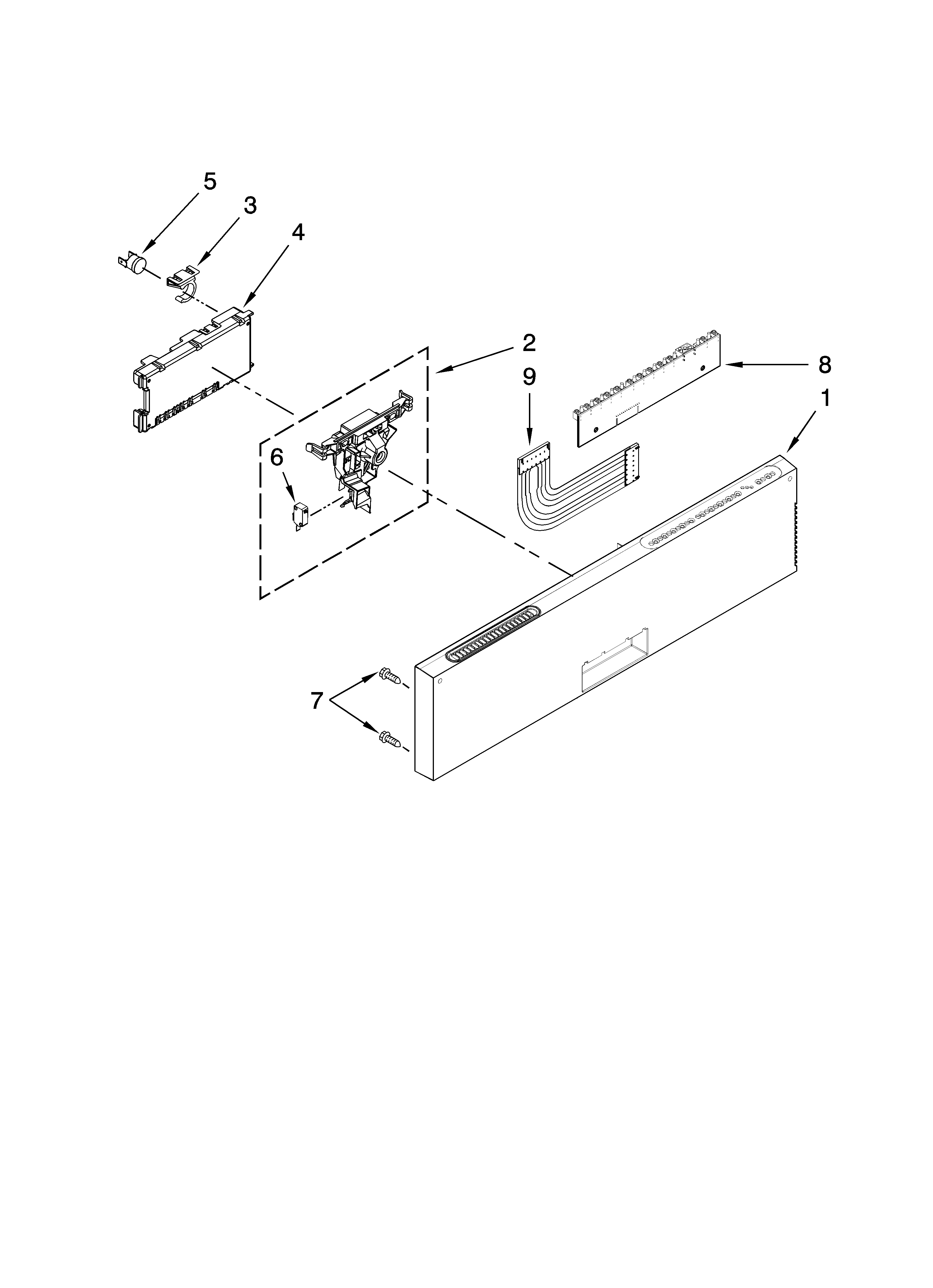 Control panel parts