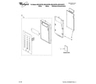 Whirlpool MH3184XPY5 control panel parts diagram