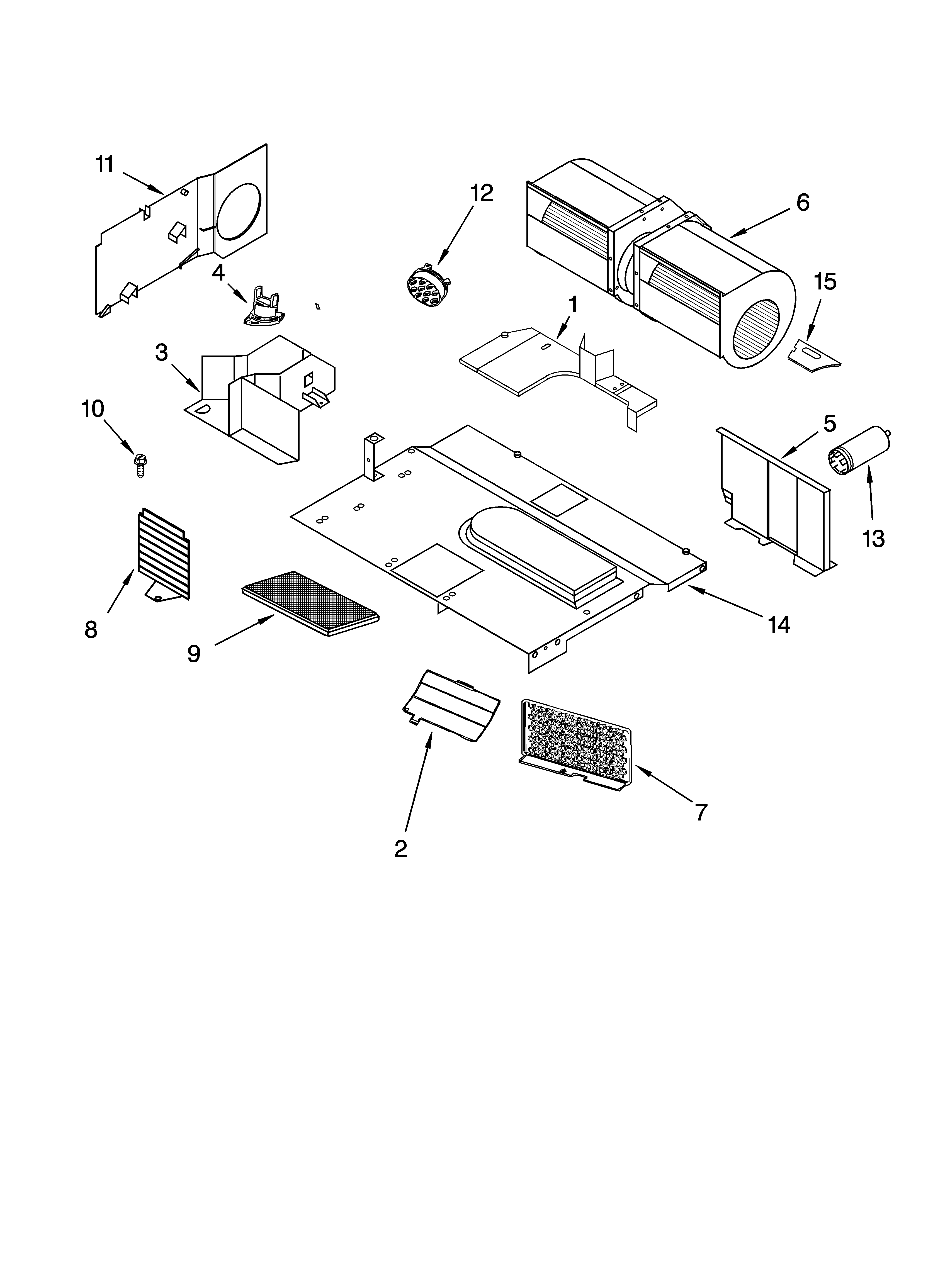 Air flow parts