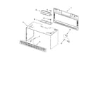 Whirlpool MH3184XPB5 cabinet and installation parts diagram