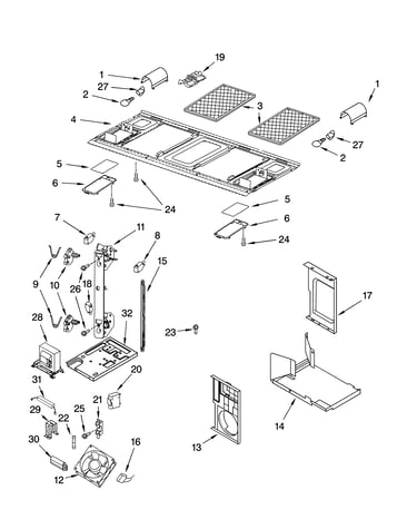 Interior and ventilation parts
