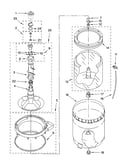 Agitator, basket and tub parts
