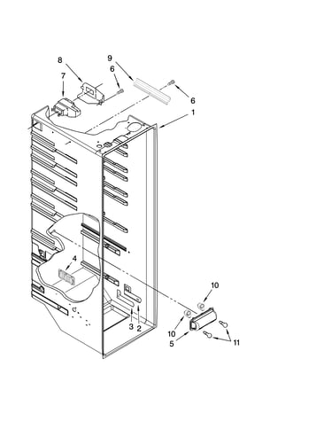 Refrigerator liner parts