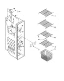 Freezer liner parts