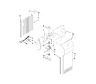 Whirlpool 5ED5FHKXVT00 air flow parts diagram