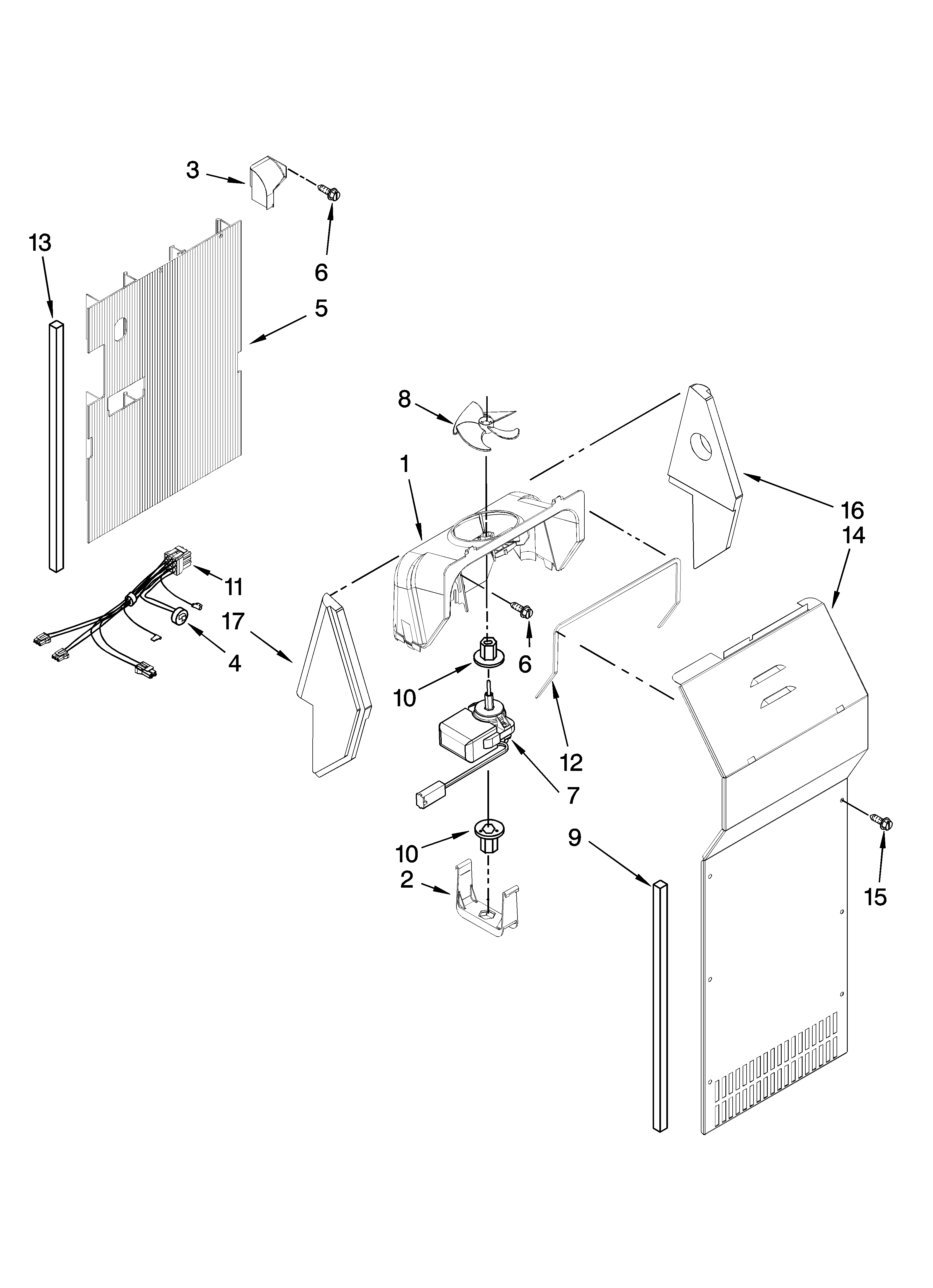 Air flow parts