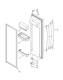 Refrigerator door parts