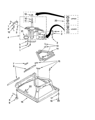 Machine base parts