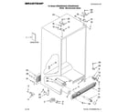 Whirlpool BRS62BRANA00 cabinet parts diagram