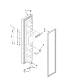 Freezer door parts