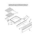 Drawer and rack parts