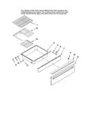 Drawer and rack parts
