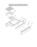 Drawer and rack parts