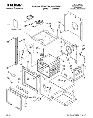 Oven parts
