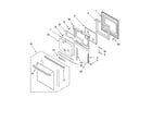Ikea IBS550PVS00 oven door parts diagram