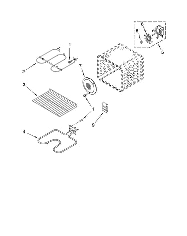 Internal oven parts