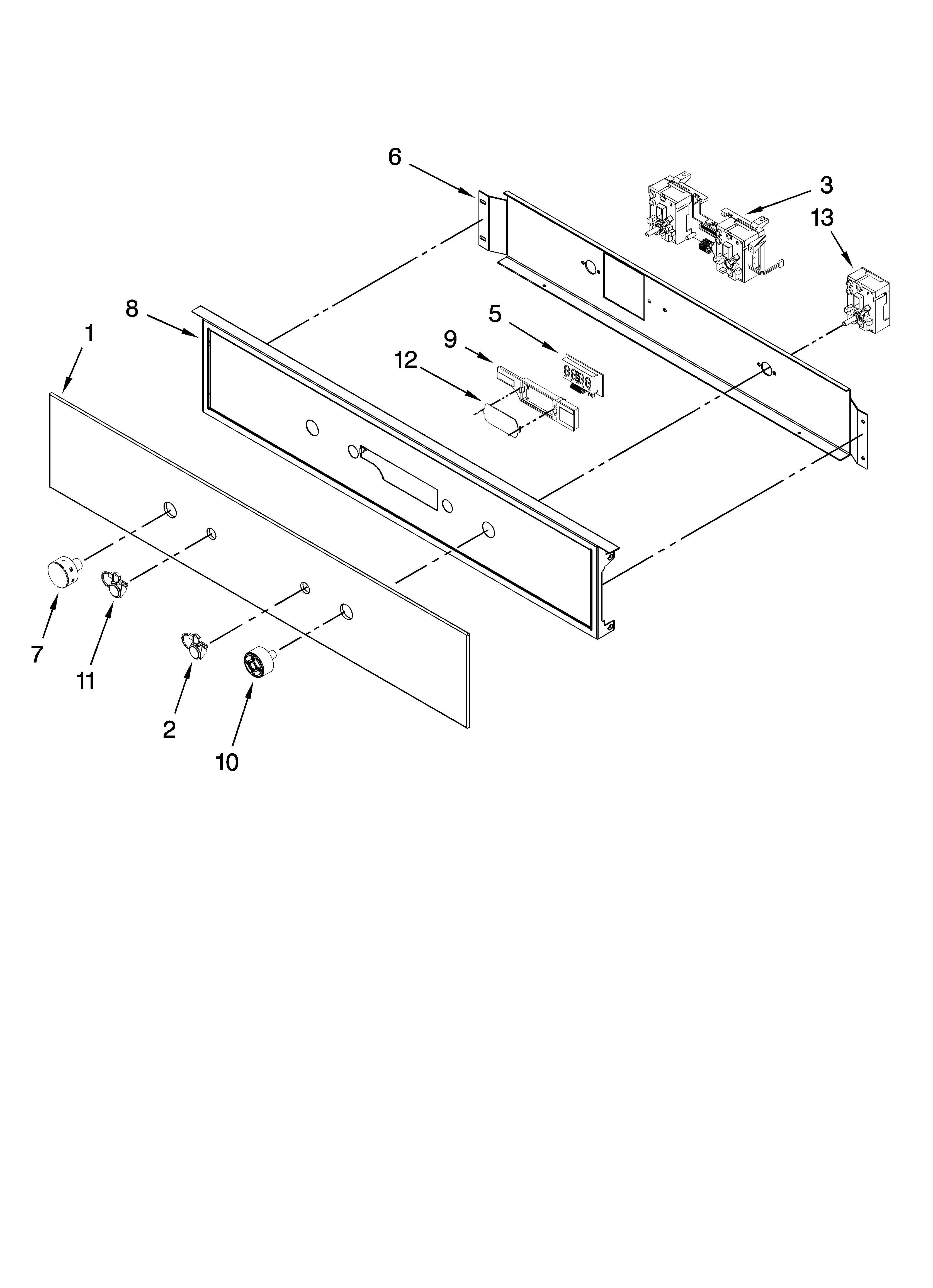 Control panel parts