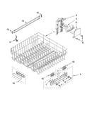 Upper rack and track parts