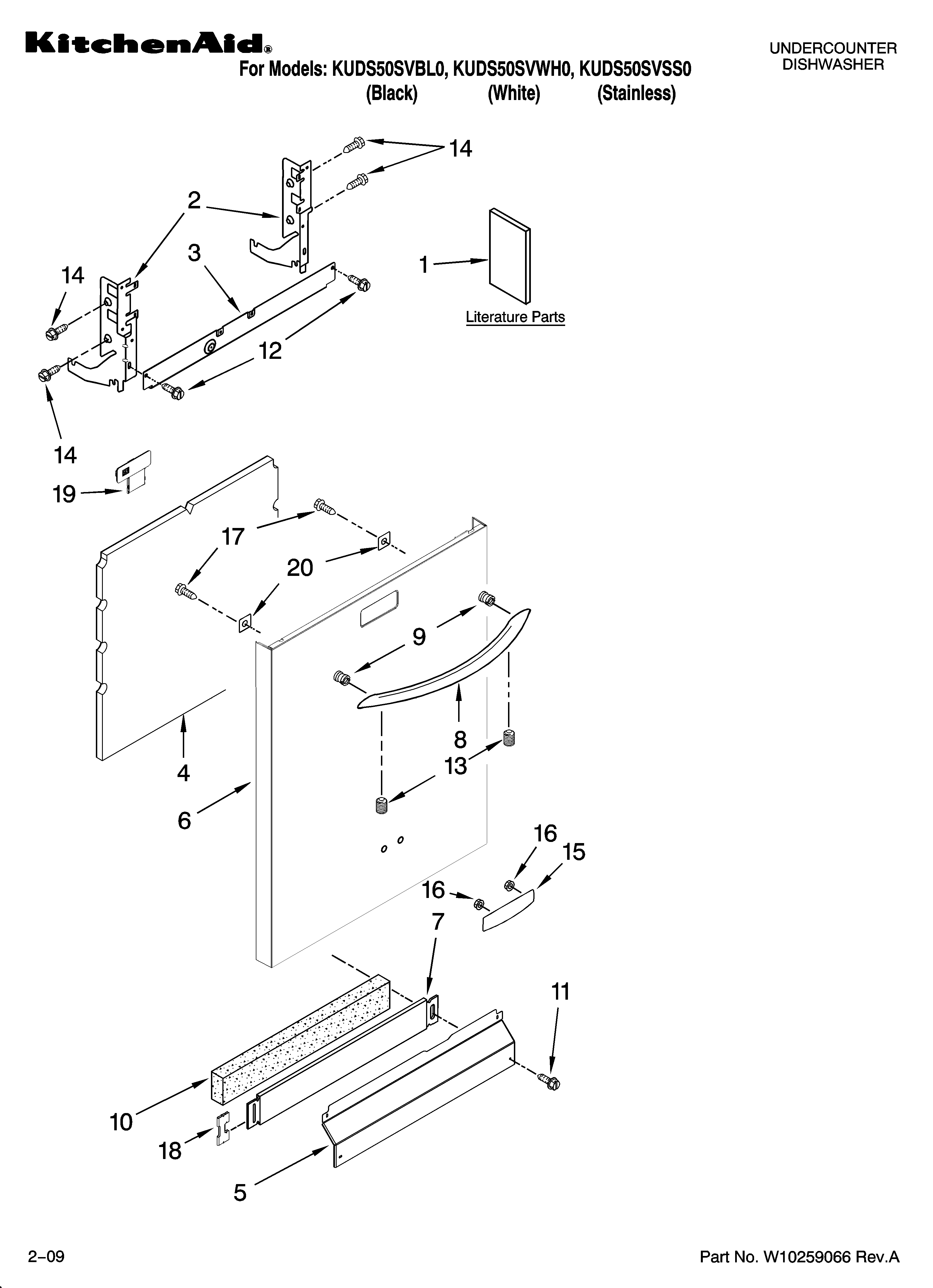 Door and panel parts