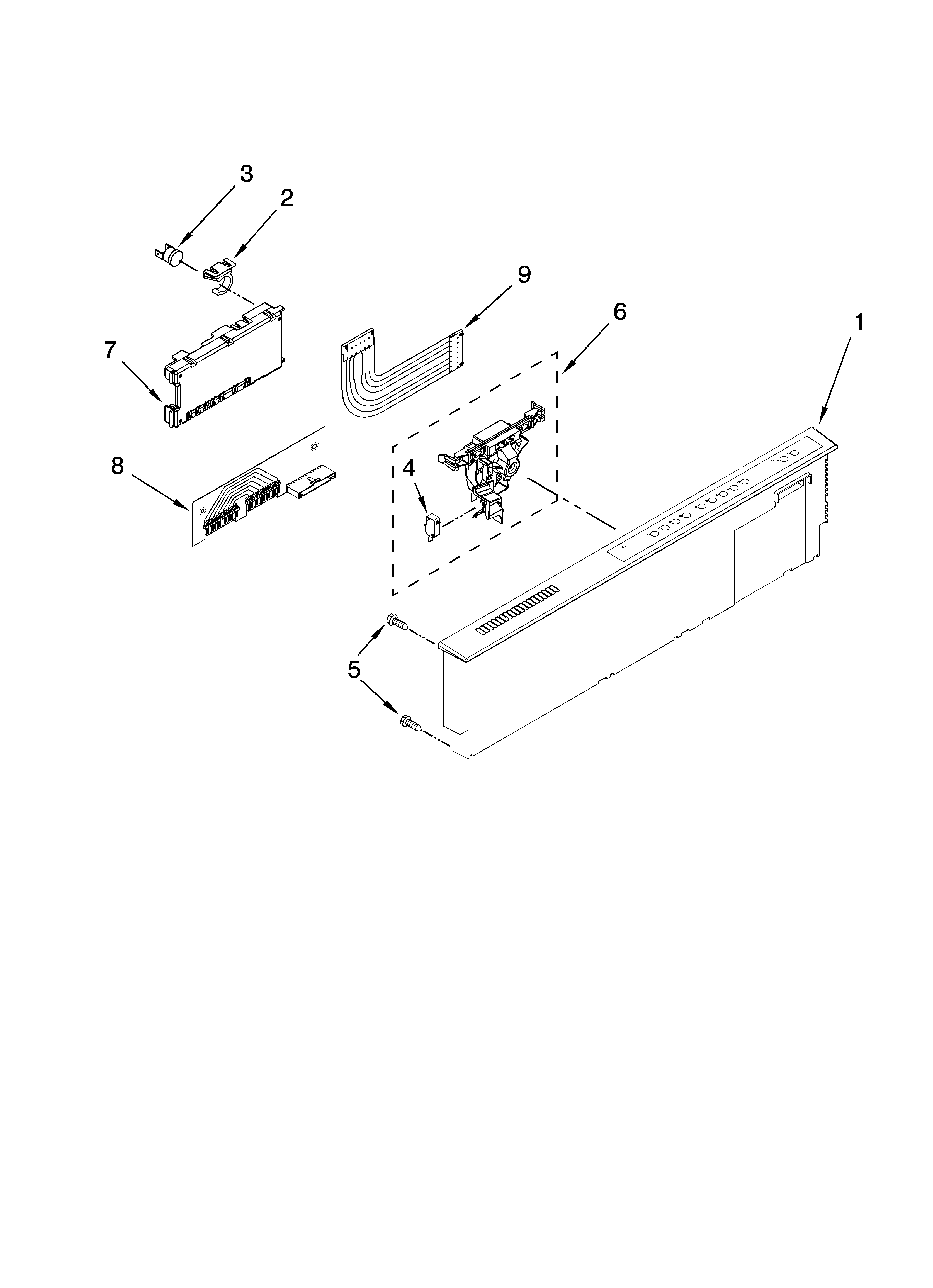 Control panel parts