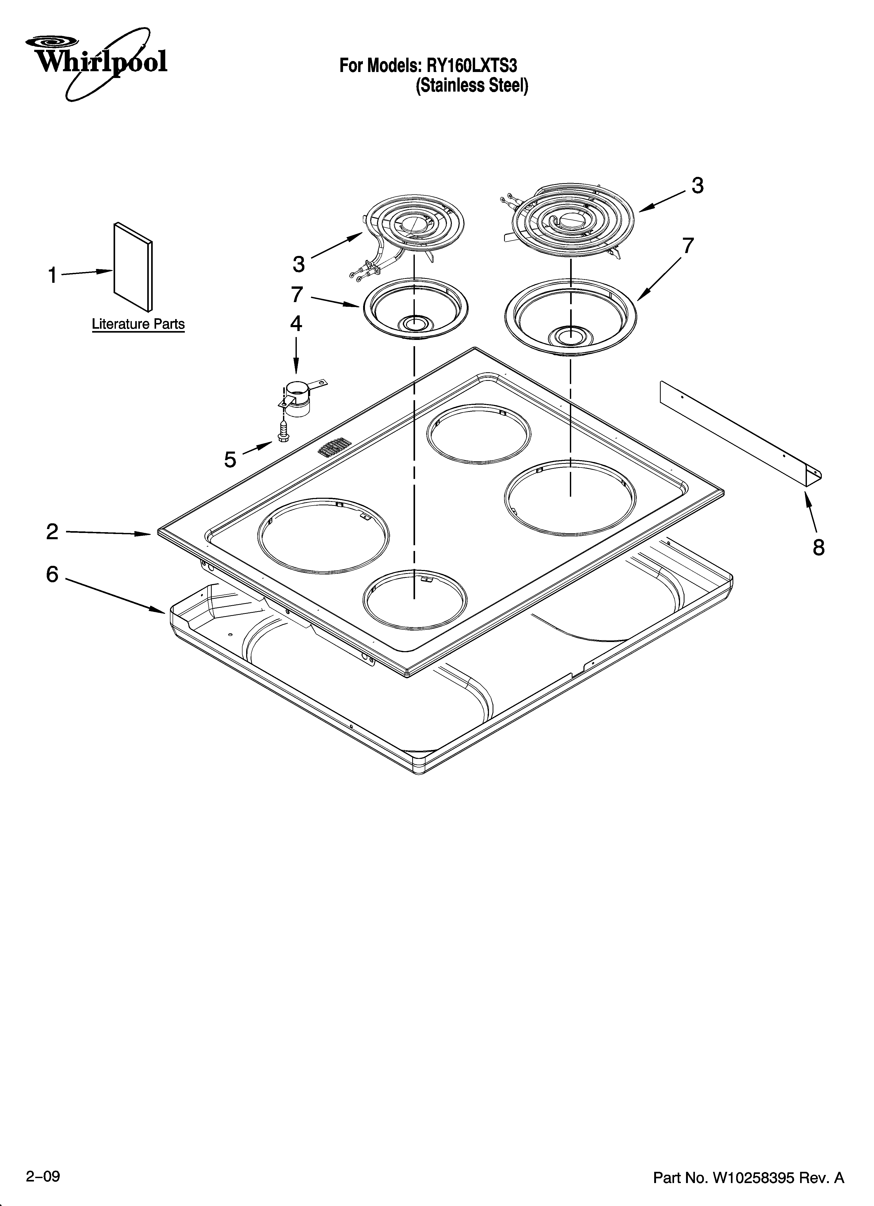 COOKTOP PARTS