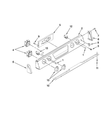 Control panel parts