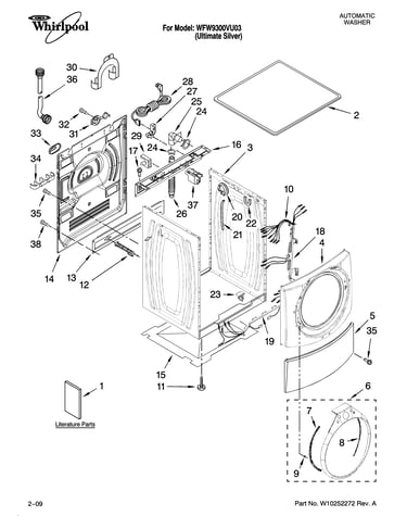 Top and cabinet parts