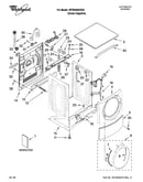 Top and cabinet parts