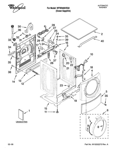 Top and cabinet parts