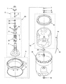 Agitator, basket and tub parts